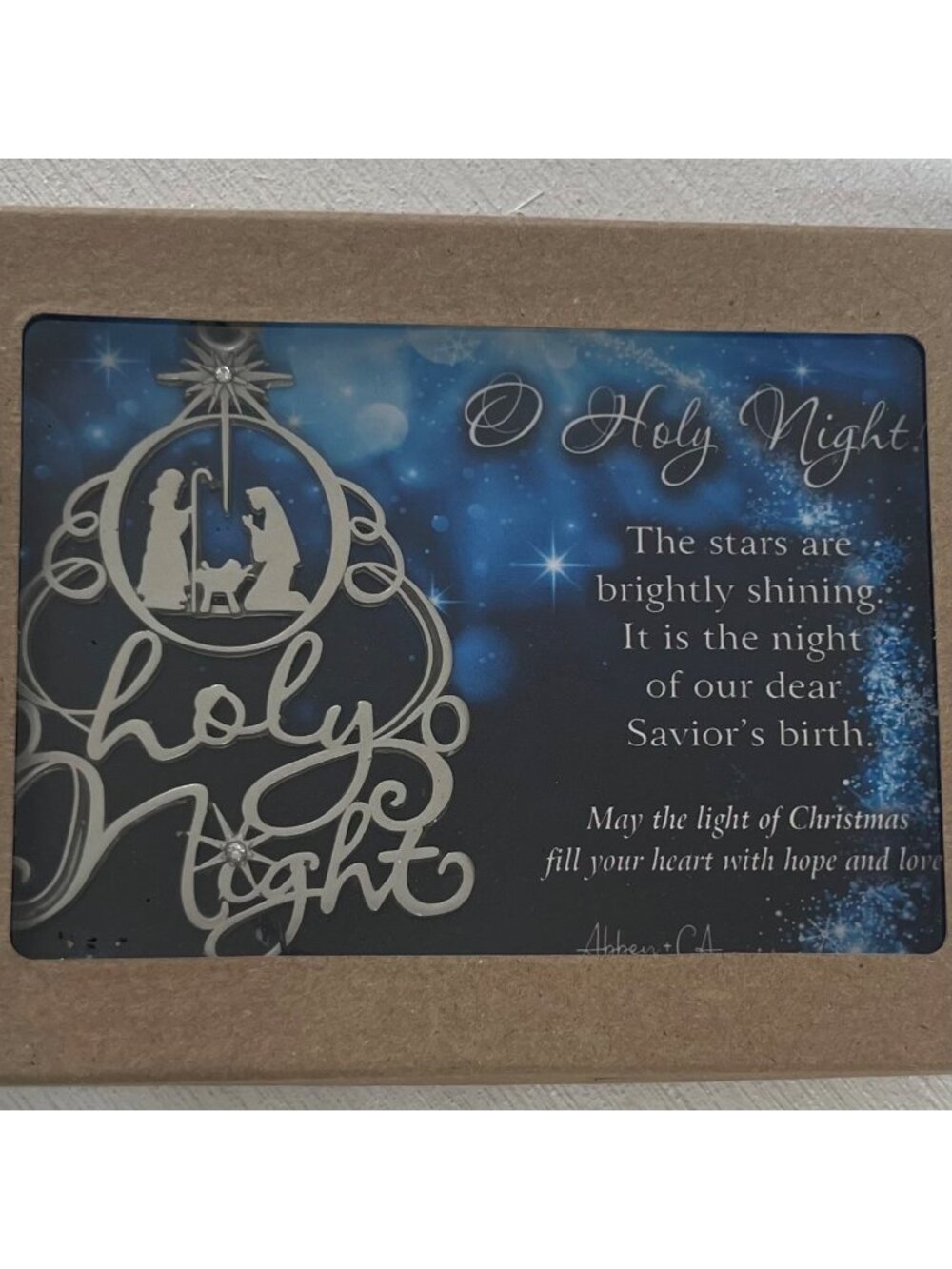 Holy Night Tree Ornament Nativity Christmas Decoration